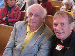 Derek Humphry with John Abraham, Tucson November 2013